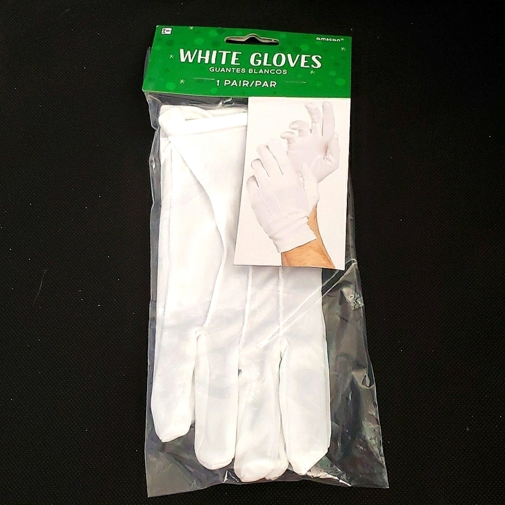 Amscan White Cotton Gloves 1 Pair